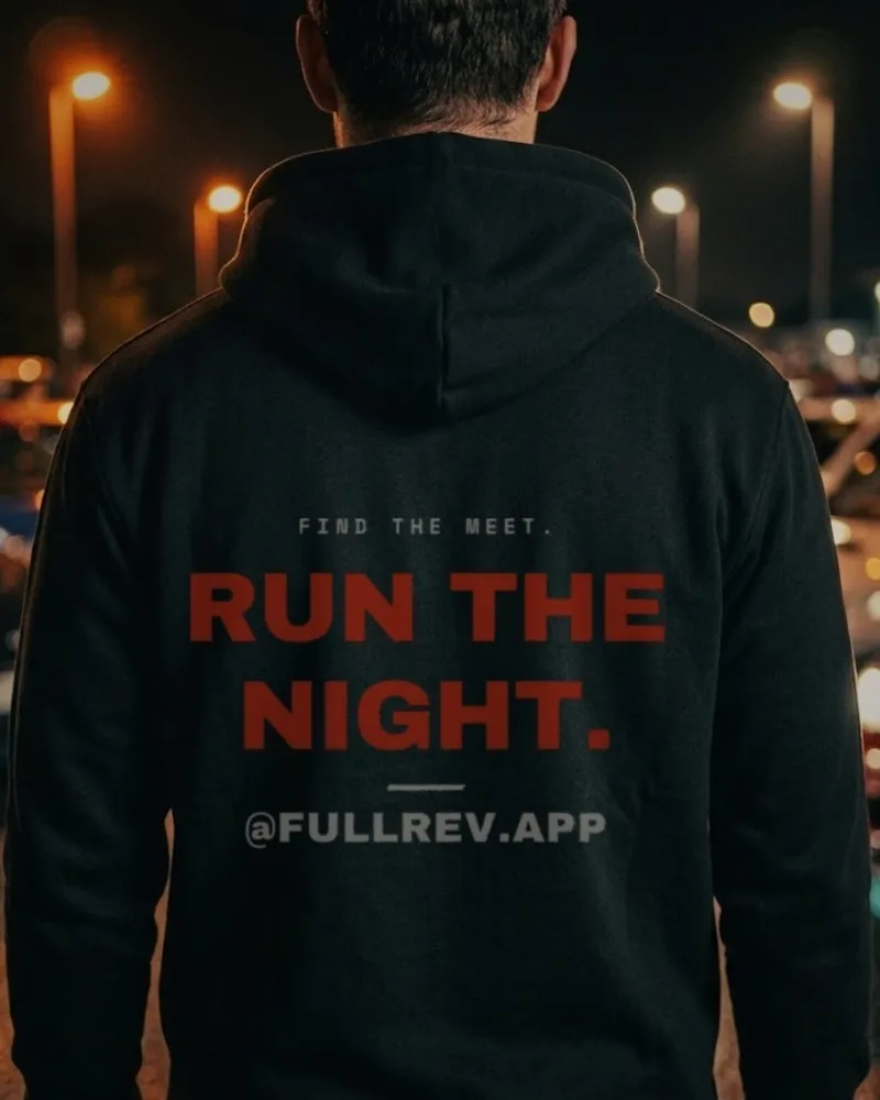 RUN THE NIGHT Hoodie — back